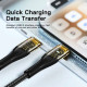 Кабель Essager Interstellar Transparent Design USB Charging Cable Type C to Type C 100W 1m black (EXCTT1-XJ01-P) (EXCTT1-XJ01-P)