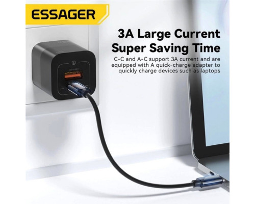 Комплект адаптерів Essager geometric multifunctional data cable storage box black (ECJHZ-JH01-P) (ECJHZ-JH01-P)