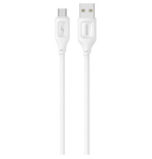 Кабель Usams US-SJ620 Micro Charging & Data Cable - Moe Series 1m White (SJ620USB02)