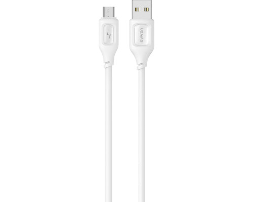 Кабель Usams US-SJ620 Micro Charging & Data Cable - Moe Series 1m White (SJ620USB02)