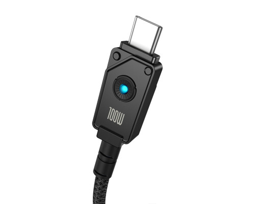 Кабель Baseus Unbreakable Series Fast Charging Data Cable Type-C to Type-C 100W 1m Cluster Black (P10355800111-00)