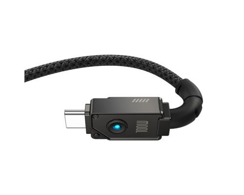 Кабель Baseus Unbreakable Series Fast Charging Data Cable Type-C to Type-C 100W 1m Cluster Black (P10355800111-00)