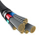 Кабель Baseus Unbreakable Series Fast Charging Data Cable Type-C to Type-C 100W 1m Cluster Black (P10355800111-00)