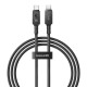 Кабель Baseus Unbreakable Series Fast Charging Data Cable Type-C to Type-C 100W 1m Cluster Black (P10355800111-00)