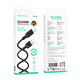 Кабель BOROFONE BX113 Lenny silicone charging data cable Type-C(L=2M) Black (6941991115509)