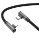 Кабель BOROFONE BU50 elbow magnetic PD charging data cable iP Black (6941991111129 )