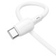 Кабель BOROFONE BX93 Super power 27W charging data cable Type-C(L=0.25M) White (6941991107795)