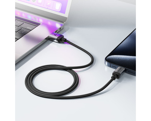 Кабель ACEFAST C20-04 USB-A to USB-C aluminum alloy charging data cable Black (6974316283782)