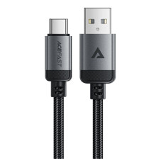 Кабель ACEFAST C20-04 USB-A to USB-C aluminum alloy charging data cable Black (6974316283782)