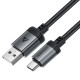 Кабель ACEFAST C20-04 USB-A to USB-C aluminum alloy charging data cable Black (6974316283782)