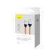 Кабель Baseus CoolPlay Series Fast Charging Cable USB to iP 2.4A 2m Orange (CAKW000507)