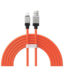 Кабель Baseus CoolPlay Series Fast Charging Cable USB to iP 2.4A 2m Orange (CAKW000507)