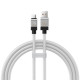 Кабель Baseus CoolPlay Series Fast Charging Cable USB to Type-C 100W 2m White (CAKW000702)