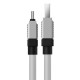 Кабель Baseus CoolPlay Series Fast Charging Cable USB to Type-C 100W 2m White (CAKW000702)