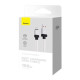 Кабель Baseus CoolPlay Series Fast Charging Cable USB to Type-C 100W 2m White (CAKW000702)