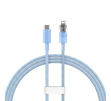 Кабель Baseus Explorer Series Fast Charging Cable with Smart Temperature Control Type-C to iP 20W 1m Blue (CATS010203)