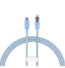 Кабель Baseus Explorer Series Fast Charging Cable with Smart Temperature Control Type-C to iP 20W 1m Blue (CATS010203)