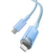 Кабель Baseus Explorer Series Fast Charging Cable with Smart Temperature Control Type-C to iP 20W 1m Blue (CATS010203)