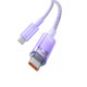 Кабель Baseus Explorer Series Fast Charging Cable with Smart Temperature Control USB-C to USB-C 100W 1m Nebula Purple (P10319703511-00)