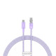 Кабель Baseus Explorer Series Fast Charging Cable with Smart Temperature Control USB-C to USB-C 100W 1m Nebula Purple (P10319703511-00)