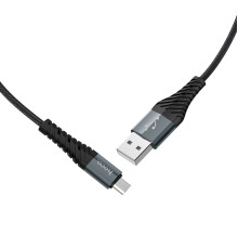 Кабель HOCO X38 Cool Charging data cable for Micro Black (6931474710543)
