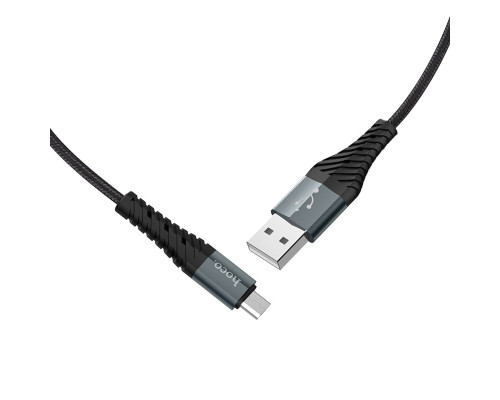 Кабель HOCO X38 Cool Charging data cable for Micro Black (6931474710543)