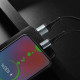 Кабель HOCO X38 Cool Charging data cable for Micro Black (6931474710543)