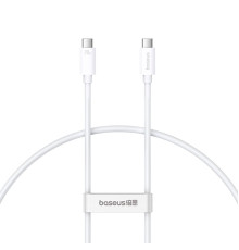 Кабель Baseus Superior 2 USB4 Full-Function Fast Charging Cable USB-C to USB-C 240W 5.9ft Moon White (P10365200211-05)