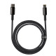 Кабель Baseus Tungsten Gold Fast Charging Data Cable Type-C to iP PD 20W 2m Black (CATLWJ-A01)