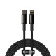 Кабель Baseus Tungsten Gold Fast Charging Data Cable Type-C to iP PD 20W 2m Black (CATLWJ-A01)