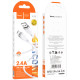 Кабель HOCO X109 Energy silicone charging data cable Micro(L=1M) White (6942007636230)