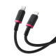 Кабель Baseus Dura Series Fast Charging Cable Type-C to iP 20W 1m Grey+Black (P10377800U01-01)