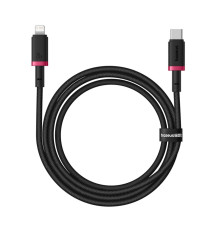 Кабель Baseus Dura Series Fast Charging Cable Type-C to iP 20W 1m Grey+Black (P10377800U01-01)