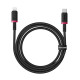 Кабель Baseus Dura Series Fast Charging Cable Type-C to iP 20W 1m Grey+Black (P10377800U01-01)
