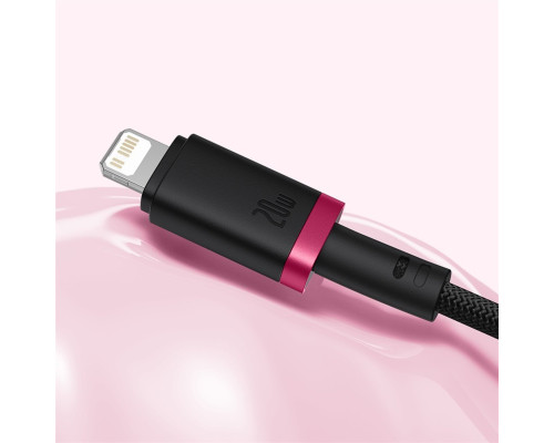 Кабель Baseus Dura Series Fast Charging Cable Type-C to iP 20W 1m Grey+Black (P10377800U01-01)