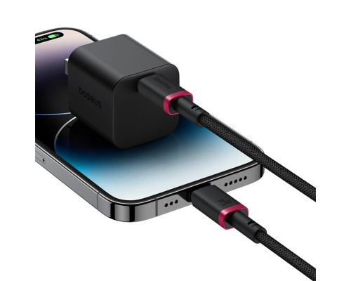 Кабель Baseus Dura Series Fast Charging Cable Type-C to iP 20W 1m Grey+Black (P10377800U01-01)