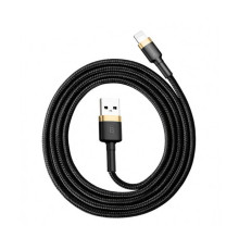 Кабель Baseus Cafule Cable USB For Lightning 1.5A 2m Gold+Black (CALKLF-CV1)