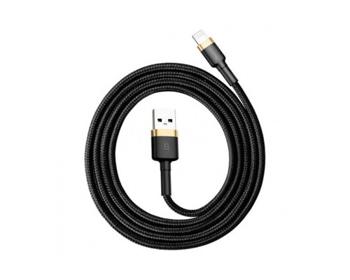 Кабель Baseus Cafule Cable USB For Lightning 1.5A 2m Gold+Black (CALKLF-CV1)