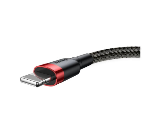 Кабель Baseus Cafule Cable USB For iP 2A 3m Red+Black (CALKLF-R91)
