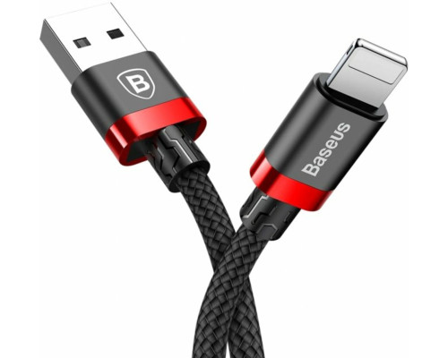 Кабель Baseus Cafule Cable USB For iP 2A 3m Red+Black (CALKLF-R91)