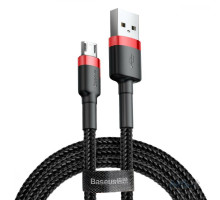 Кабель Baseus Cafule Cable USB For Micro 1.5A 2m Red+Black (CAMKLF-C91)