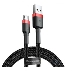 Кабель Baseus Cafule Cable USB For Micro 1.5A 2m Red+Black (CAMKLF-C91)