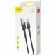 Кабель Baseus cafule Cable USB For Type-C 2A 3m Gray+Black (CATKLF-UG1)
