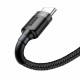 Кабель Baseus cafule Cable USB For Type-C 2A 3m Gray+Black (CATKLF-UG1)