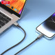 Кабель XO NB249 5A PVC Shiny Colorful Lightning Data Cable чорні mag-6920680844524136194