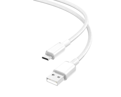 Кабель XO NB249 5A Android PVC Shiny Colorful Micro Data Cable білий mag-6920680844562134576