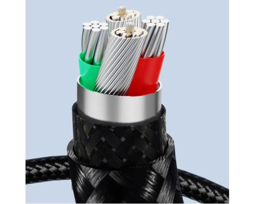 Кабель ХО NB249 5A Android PVC Shiny Colorful Micro Data Cable чорні mag-6920680844555136197