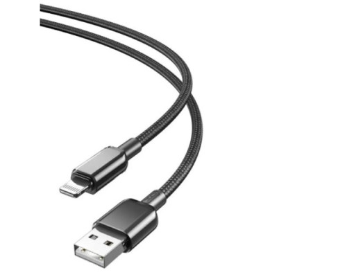 Кабель ХО NB249 5A Android PVC Shiny Colorful Micro Data Cable чорні mag-6920680844555136197