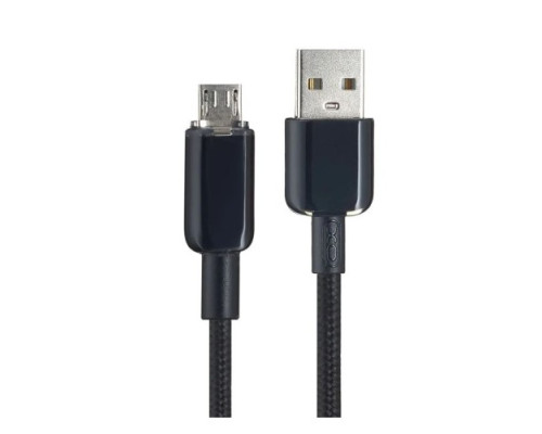 Кабель ХО NB249 5A Android PVC Shiny Colorful Micro Data Cable чорні mag-6920680844555136197