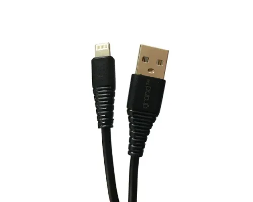 Кабель Grand GC-C01 lightning 2.4A чорний mag-2000001013946144929